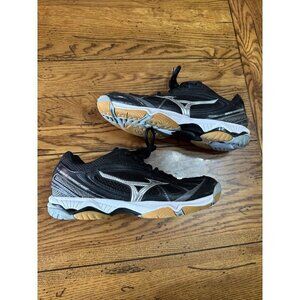 Mizuno Wave Hurricane Ladies 8 Black Volleyball Sneakers